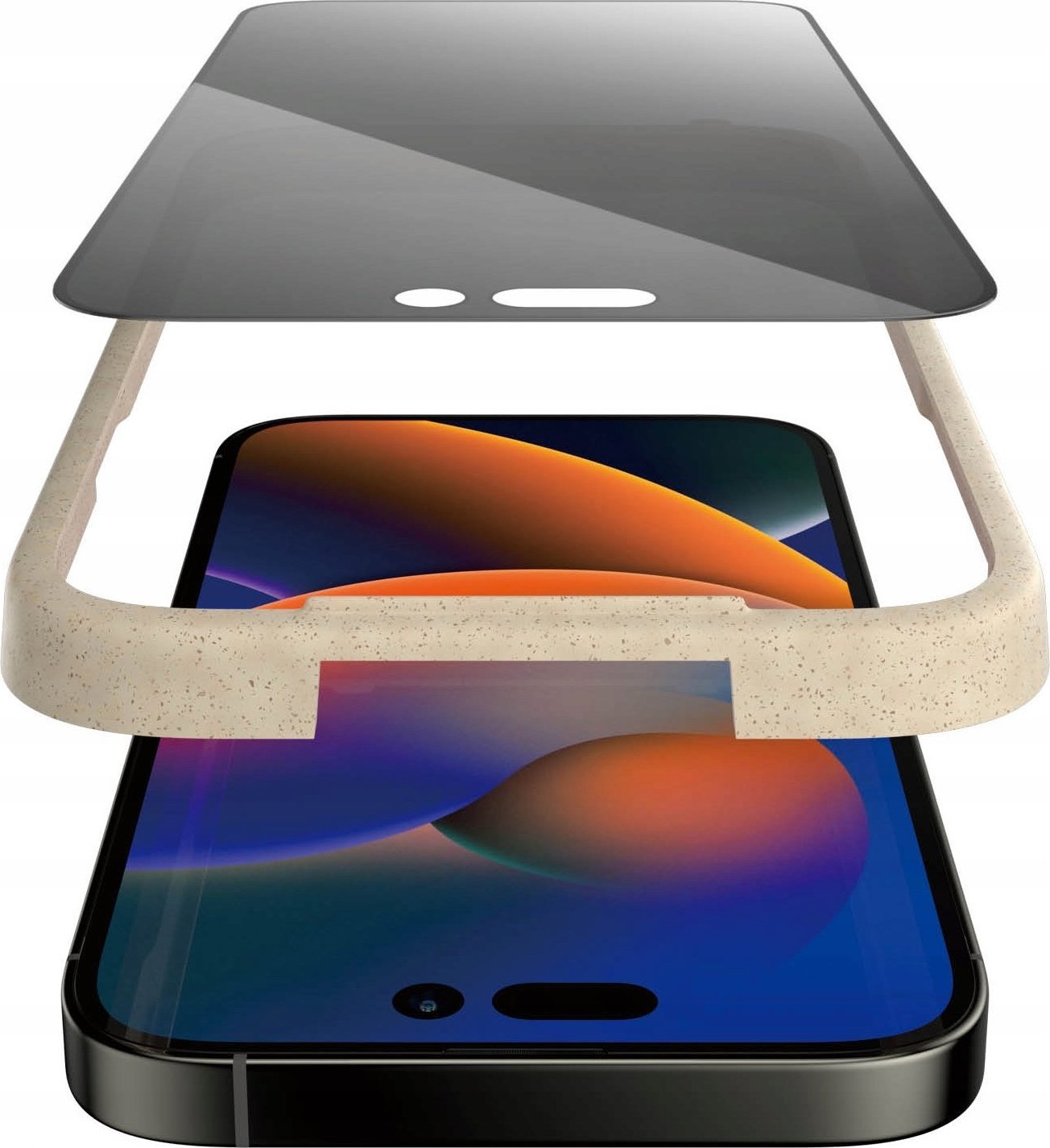 Mbrojtës ekrani PanzerGlass Ultra-Wide Fit, iPhone 14 Pro Max 6.7", privatësi, antibakterial