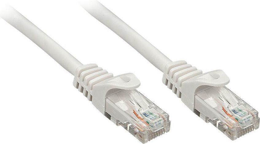 Кабел patchcord Lindy 48162, U/UTP, cat.6, 1m, сив