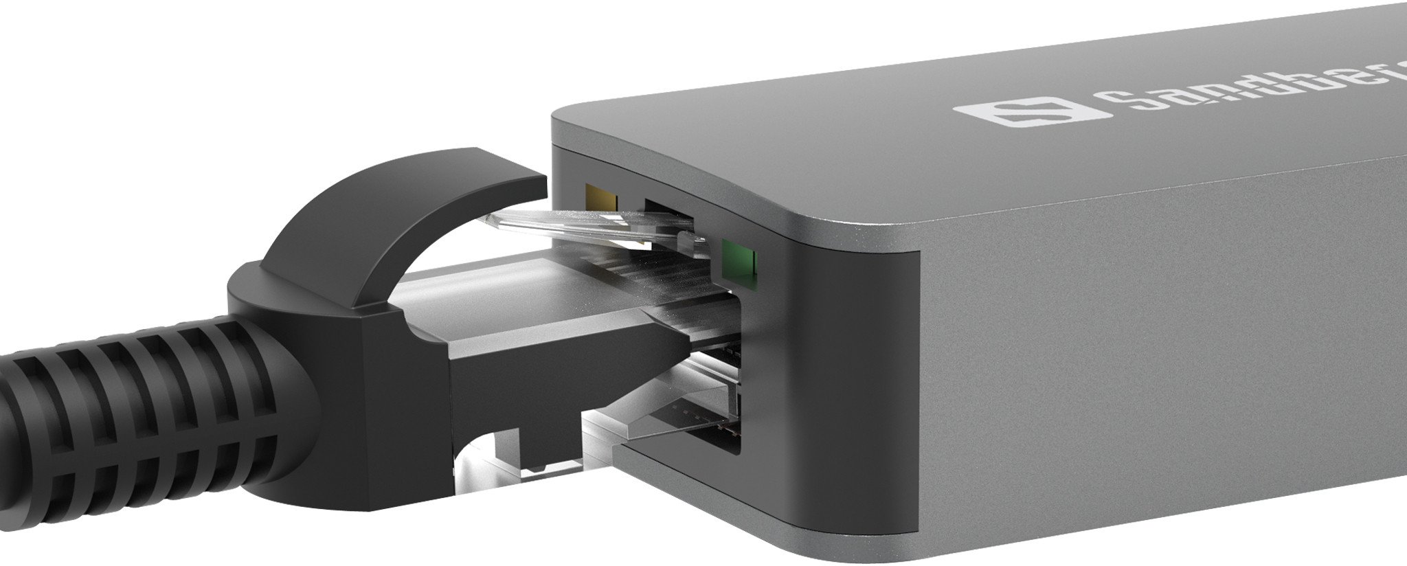Adapter rrjeti Sandberg USB C A 2.5GbE RJ45, 2.5 Gbps, gri