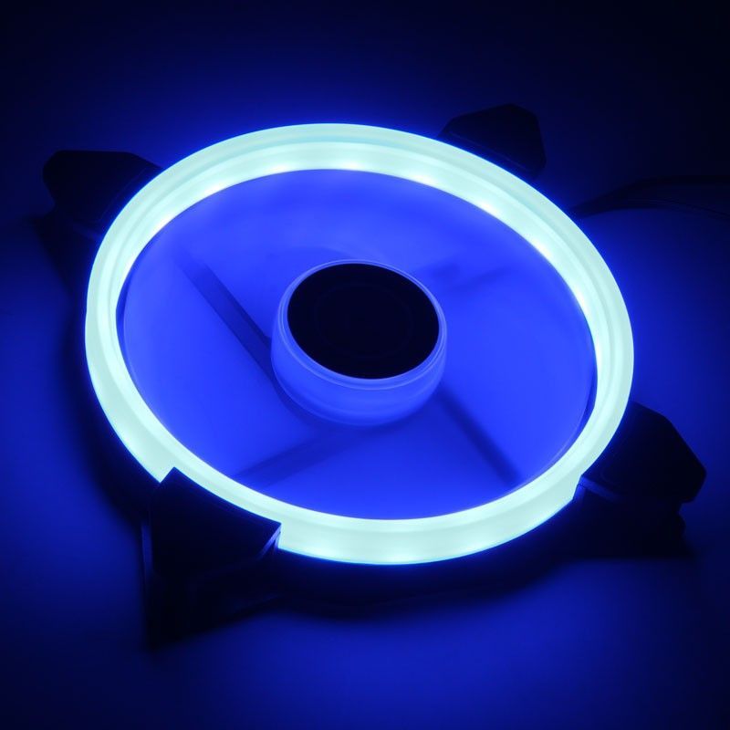 Ventilatorë PC Raijintek Iris 14 Rainbow RGB, 140mm, PWM, paketim 2 copë