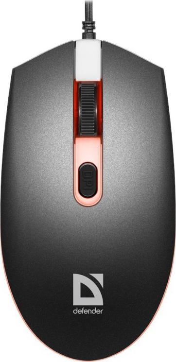 Maus Defender DOT, me kabllo, USB, i zi