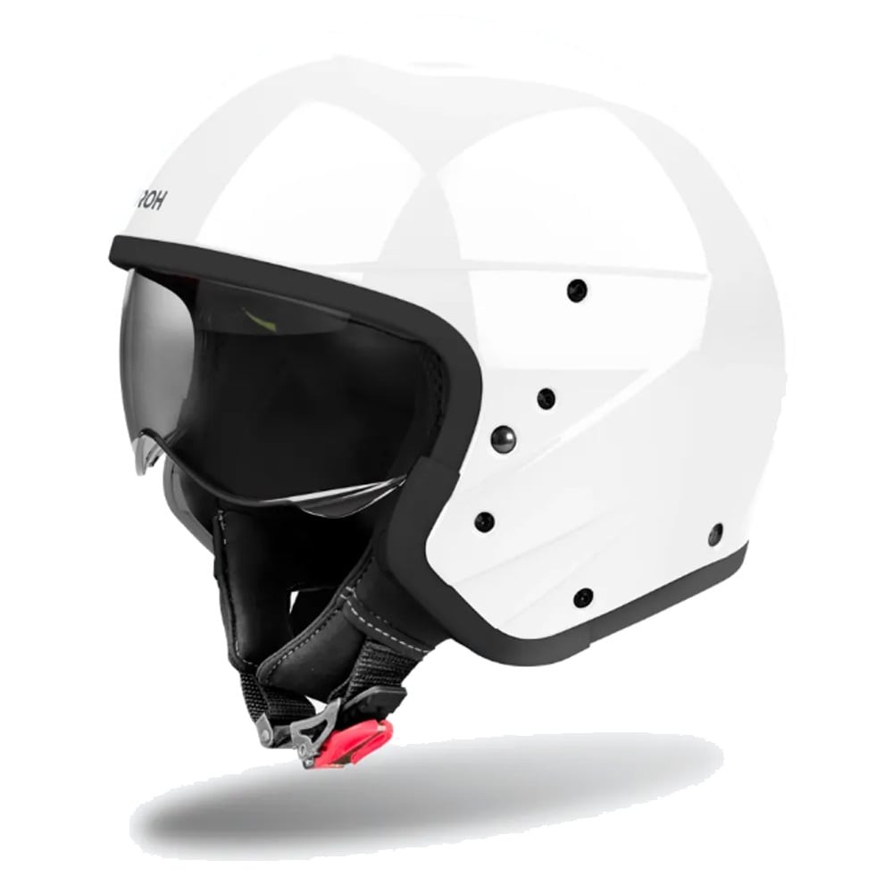 Helmetë moto Airoh J 110, jet, kompozit karboni, ECE 2206, e bardhë me shkëlqim, 2XL