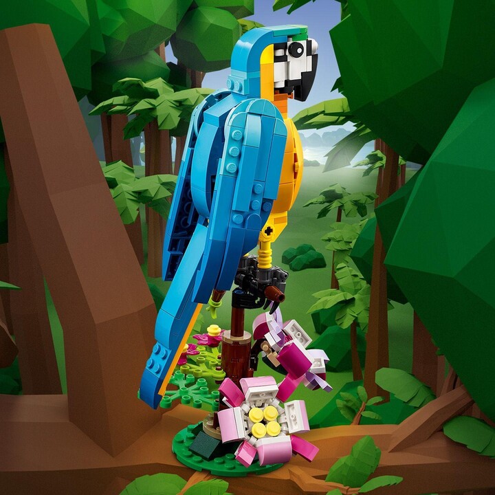Set LEGO® Creator 31136 Exotic parrot, 253 pjesë