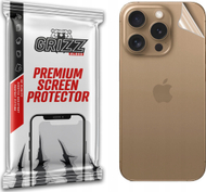 Folie mbrojtëse e pasme Grizz SatinSkin për iPhone 16 Pro Max, transparente