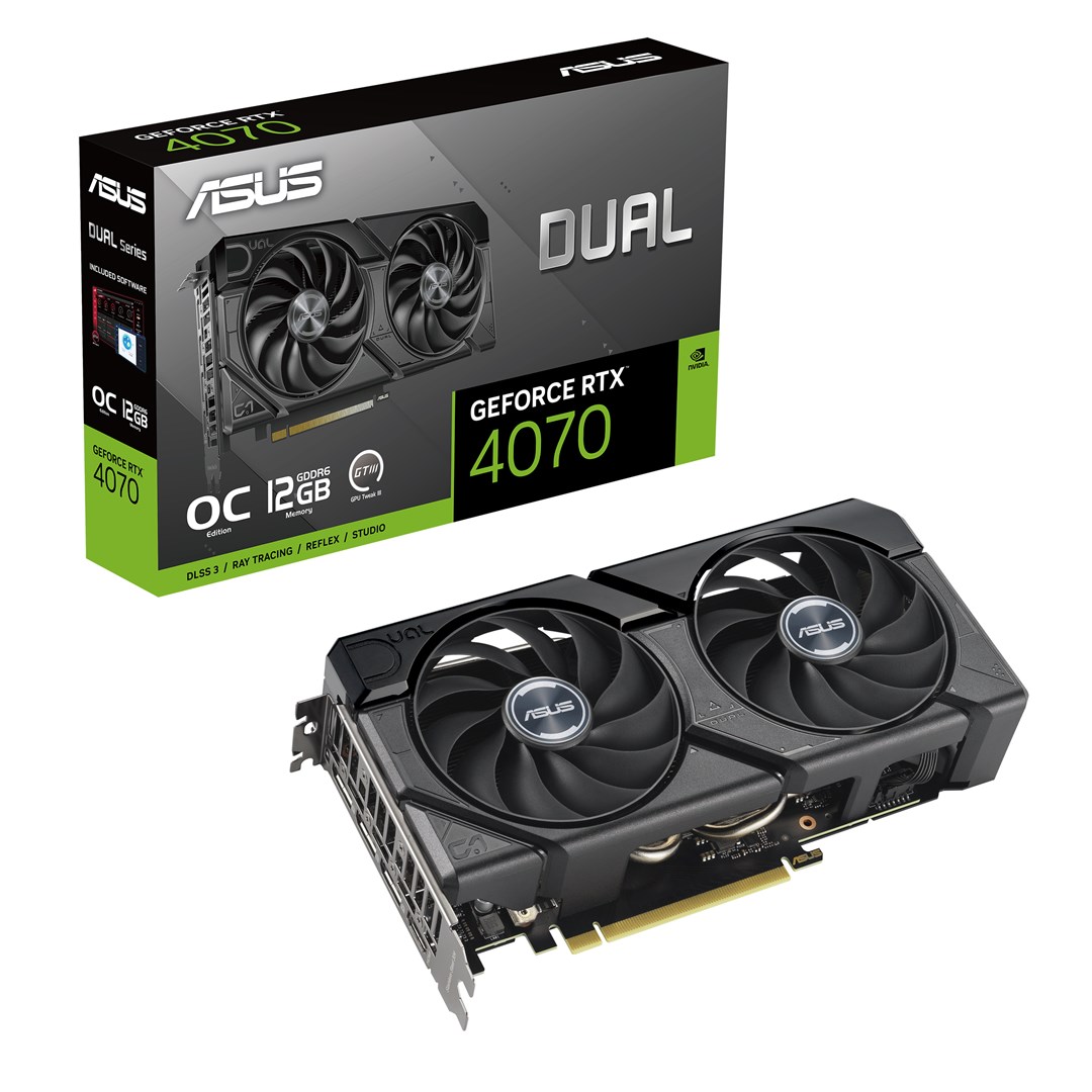 Kartelë grafike ASUS DUAL-RTX4070-O12GD6-EVO NVIDIA GeForce RTX 4070 12 GB GDDR6