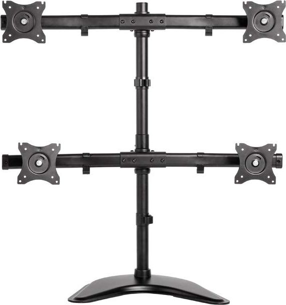 Mbajtëse tavoline për monitorë Neomounts NM-D335D4BLACK, për 4 monitorë 10" 27", e zezë