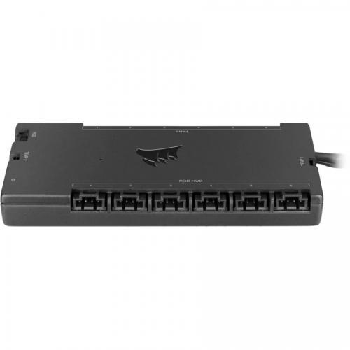 Kontrollues ventilatorësh Corsair iCUE Commander Core XT, 6 porta, RGB, i zi