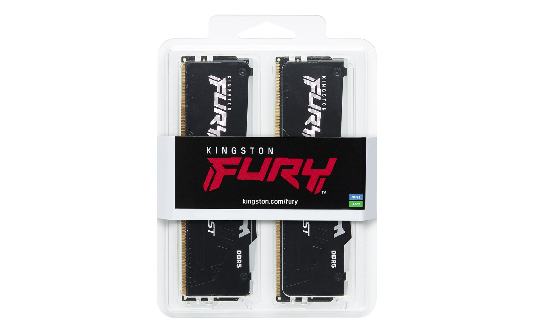 Memorie RAM Kingston FURY 64GB 6000MT/s DDR5 CL40 DIMM (2 x 32 GB) Beast RGB XMP