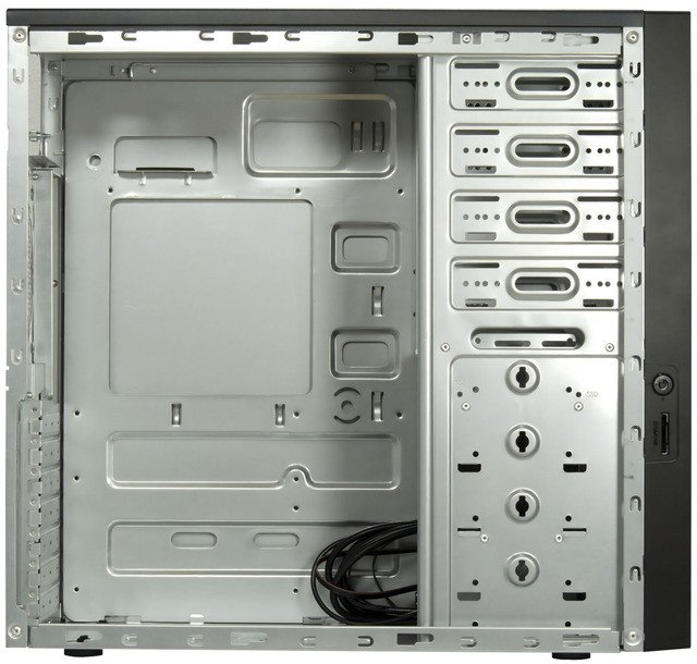 Куќиште за компјутер Inter-Tech IT-8862 Plaid, ATX, midi tower, црно