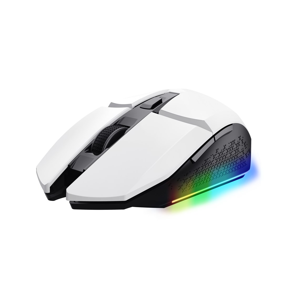 Maus TRUST GXT 110 Felox, wireless optik, i bardhë