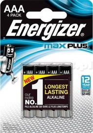 Bateri alkaline Energizer Max Plus AAA R03, paketim 4 cope