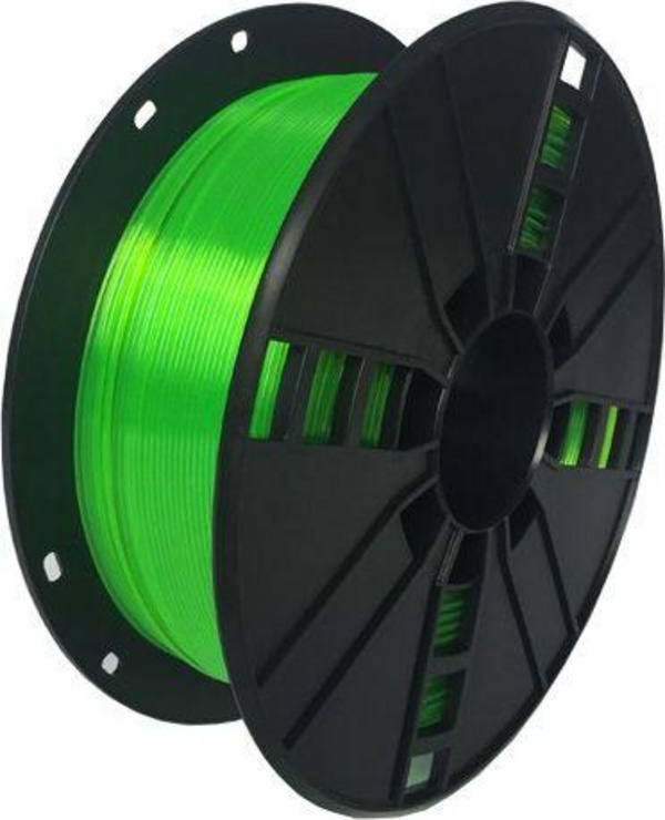 Filament për printim 3D Gembird, PETG, 1,75mm, 1kg, e gjelbërt