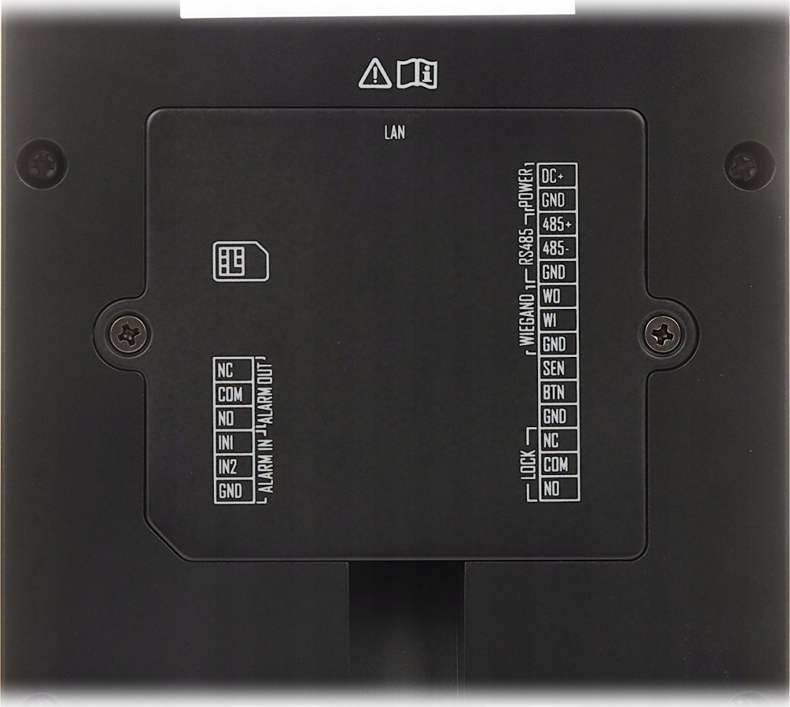 Terminal kontrolli aksesi Hikvision DS-K1T502DBWX-C, RFID MIFARE, kamerë 2MP, IP65, gri