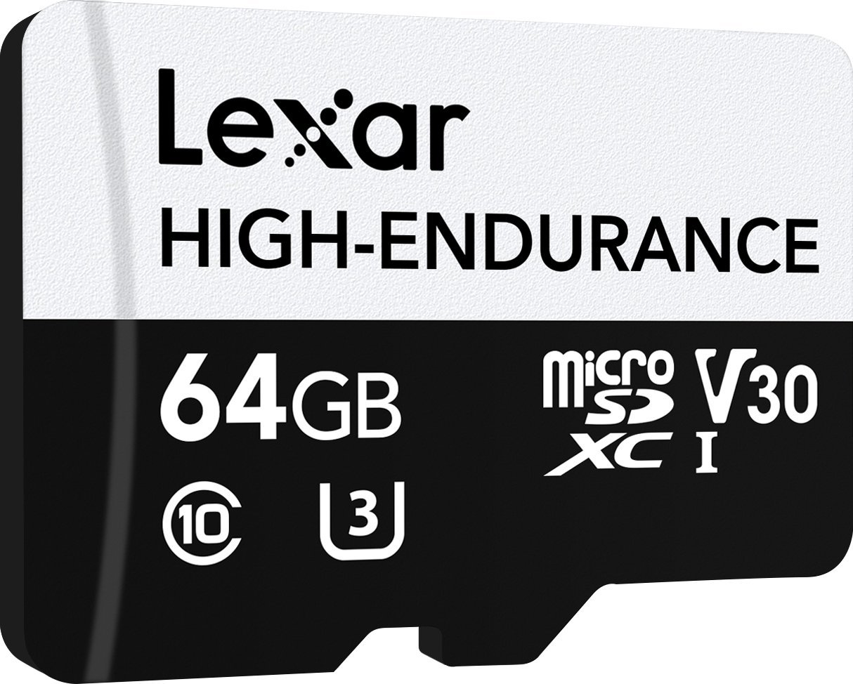 Kartë memorje Lexar High-Endurance MicroSDXC, 64GB, Class 10 UHS-I U3 V30