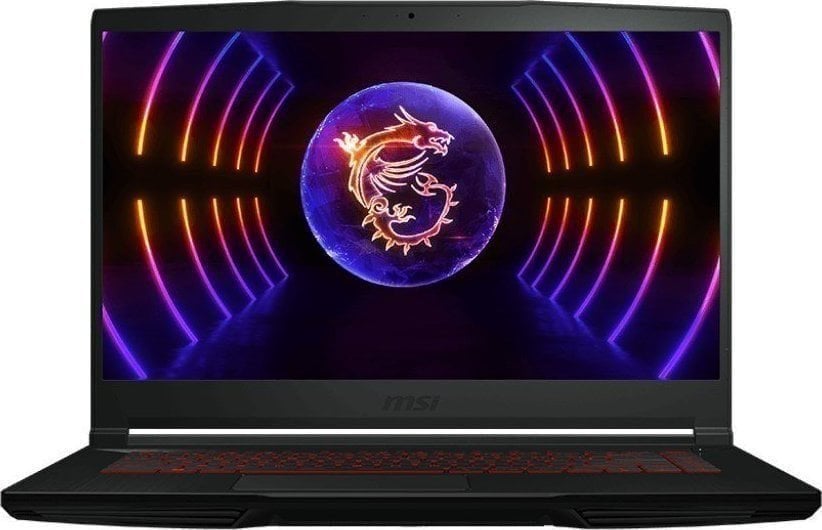 Лаптоп MSI Thin GF63 12UC-1045XPL, 15.6", Intel Core i5 12450H, 8 GB RAM, 1 TB SSD, NVIDIA GeForce RTX 3050
