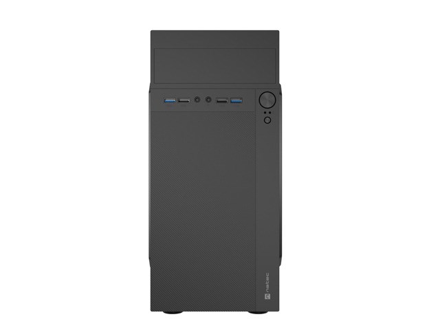 Kutia kompjuterike Natec Helix NPC-2038, microATX, micro tower, e zezë