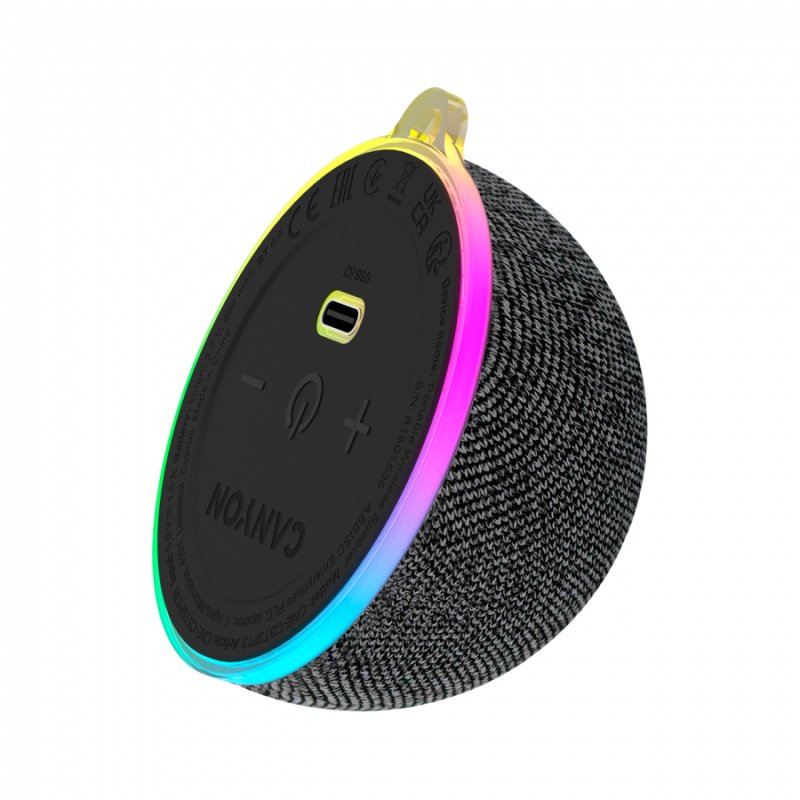 Altoparlant Bluetooth CANYON OnMove 13, 5W, magnetik, i zi