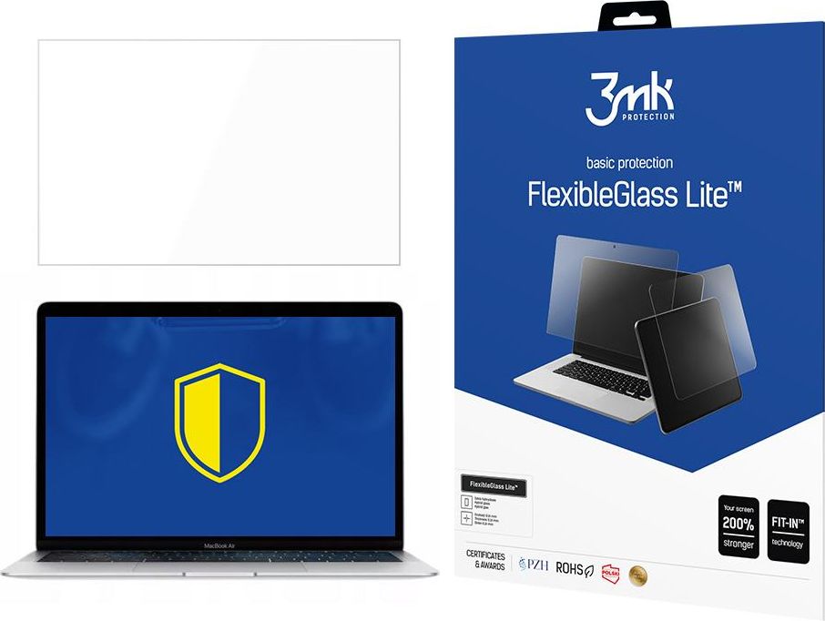 Mbrojtës ekrani 3MK FlexibleGlass Lite Apple MacBook Air 13 2020, xham hibrid, ultra i hollë, transparent