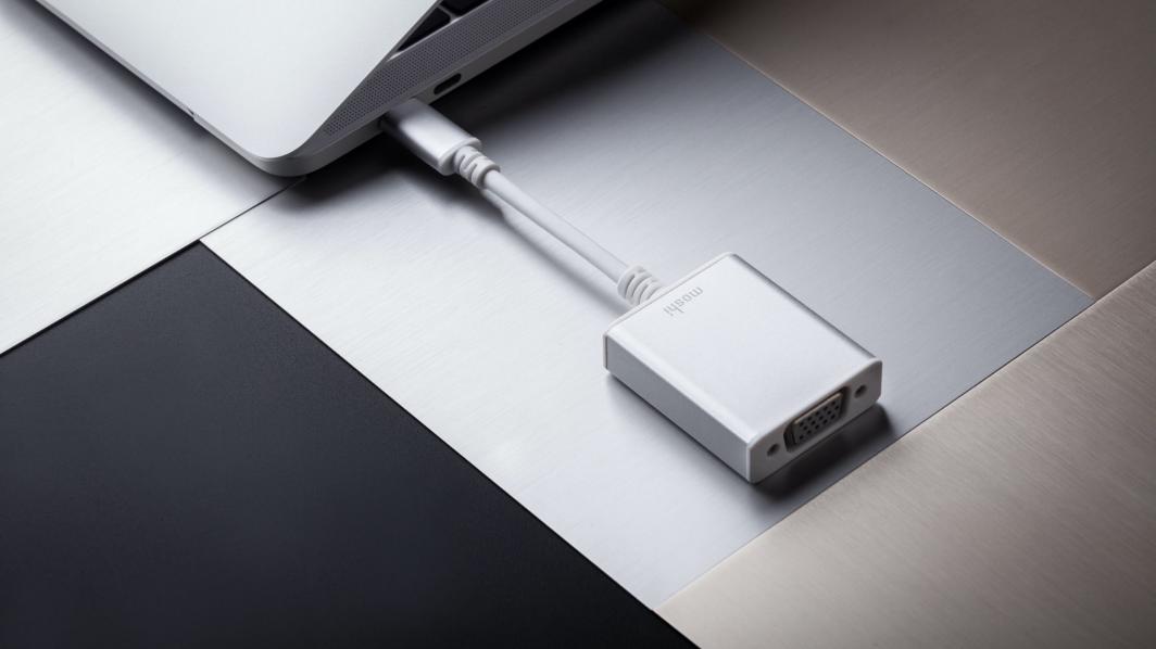 Përshtatës USB Moshi USB-C - VGA, i argjendtë