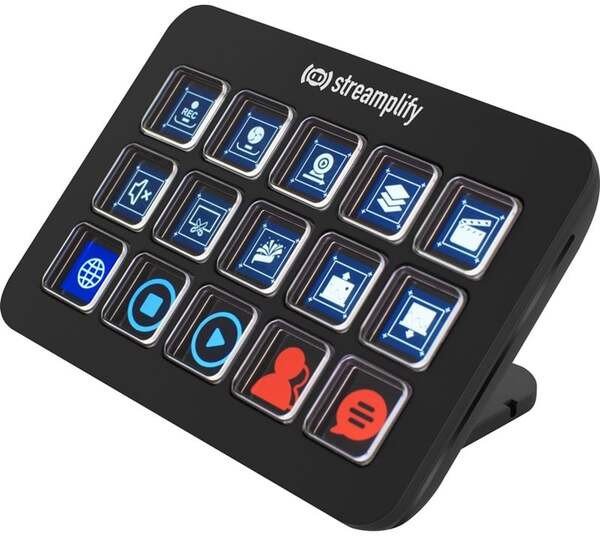 Stream Deck Streamplify STREAMING DECK ONE, 15 butona LCD, USB hub, i zi