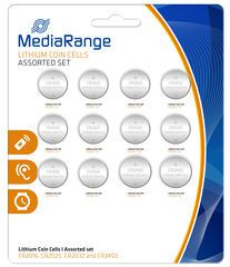 Set i baterive MediaRange CR2450/CR2032/CR2025/CR2016, 12 copë