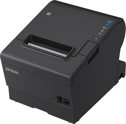 Printer termik POS Epson TM-T88VII, 180 x 180 DPI, me kabllo dhe pa tela, i zi