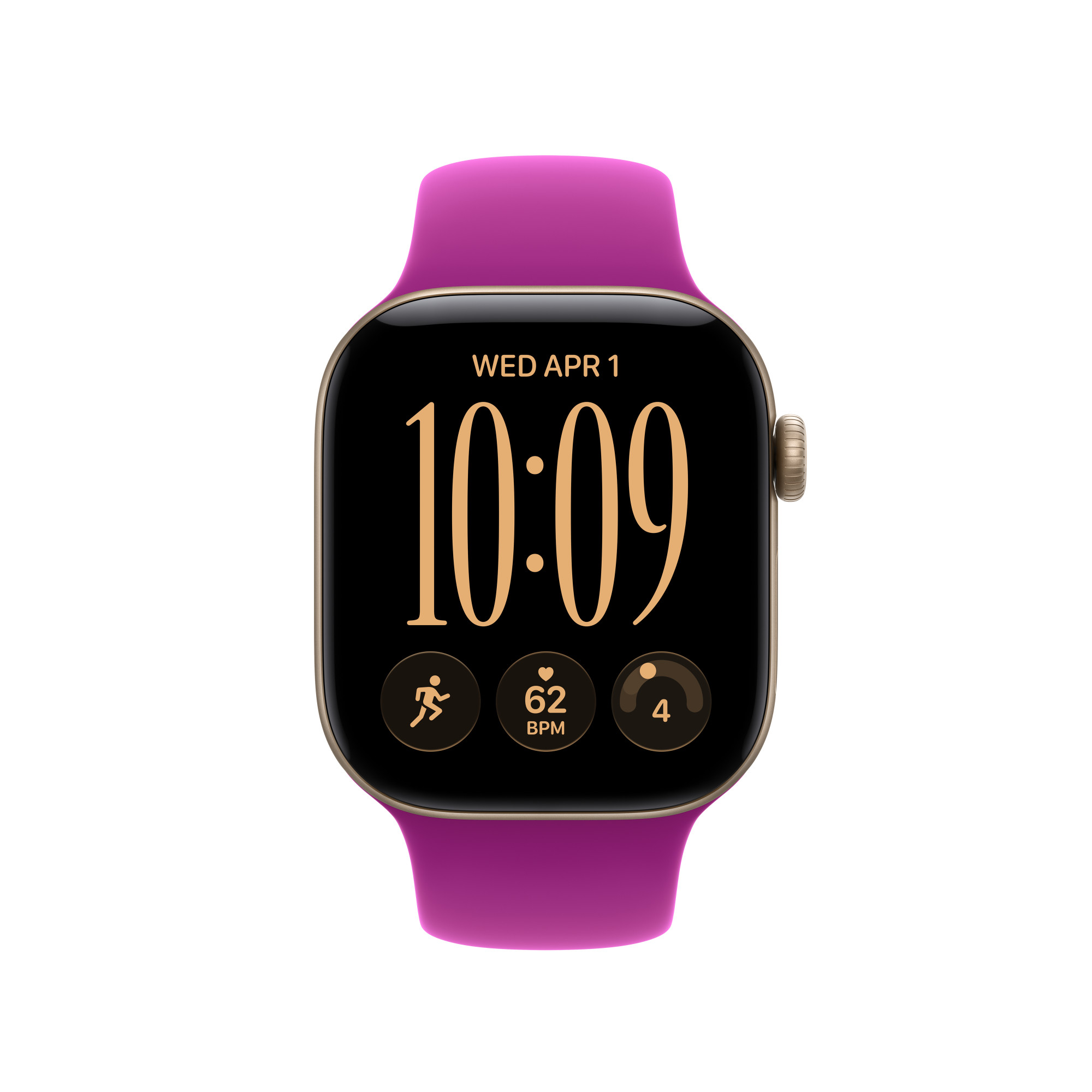 Apple Watch 42mm Magenta Sport Band, S/M