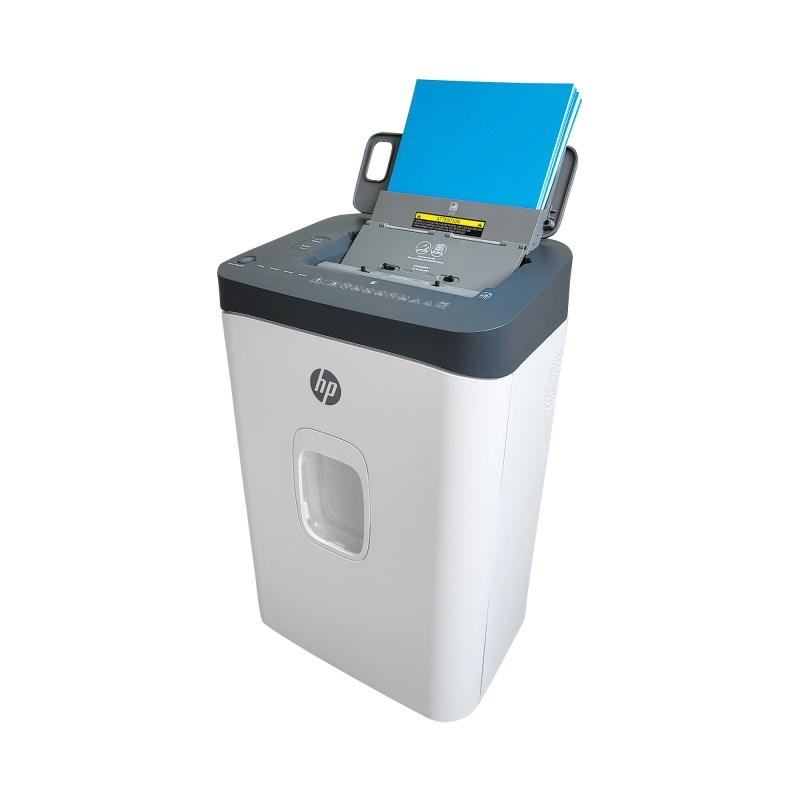 Shredder dokumentesh HP OneShred Auto 200CC, prerje cross cut P-4, auto feed 200 fletë, i bardhë