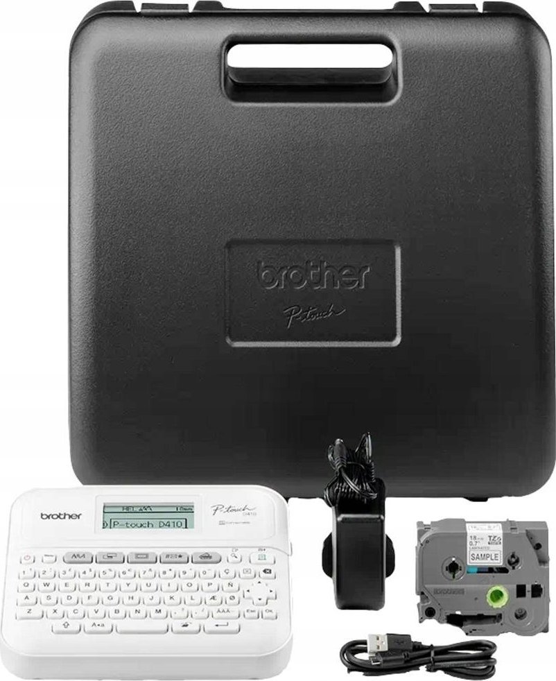 Makinë etiketimi Brother P-Touch PT-D410VP, transfer termik, bardh e zi