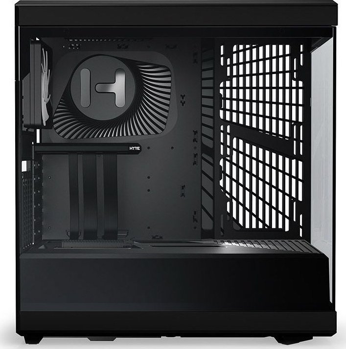 Kasë Hyte Y40, e zezë, Midi Tower