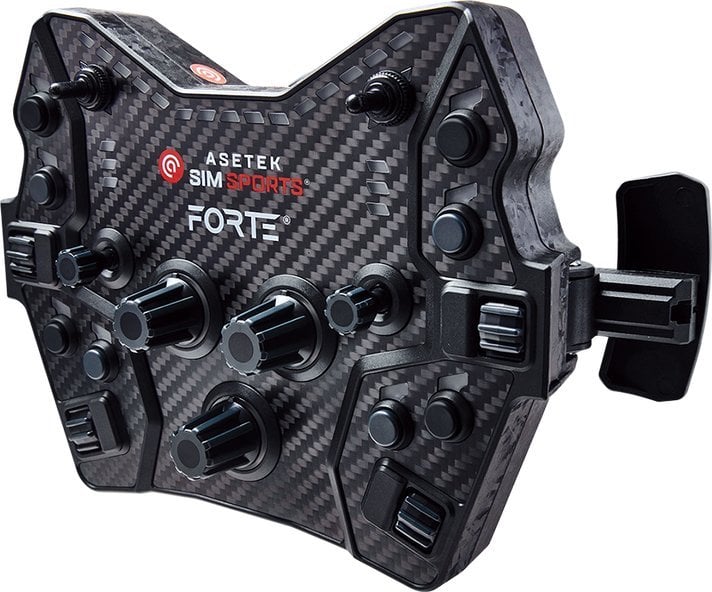 Panel komandues Asetek SimSports Forte GT, 21 butona, RGB, i zi