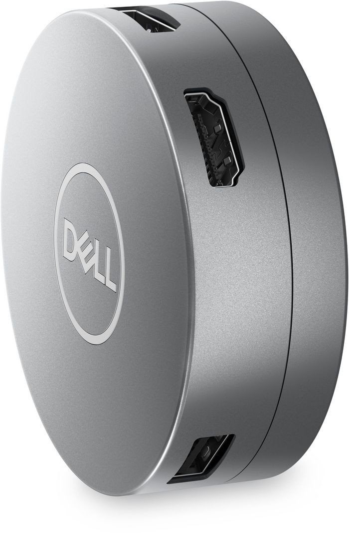 Adapter USB C Dell 6 in 1 Multiport, USB, HDMI, gri