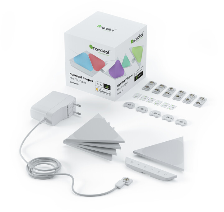 Panel dritash Nanoleaf, trekëndëshe, 5 copë