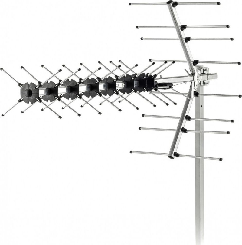 Antenë e jashtme RTV Sencor SDA 611 DVB-T2/T Gain 12dB, Imp 75OHm, 4G LTE-SDA 611, e zezë