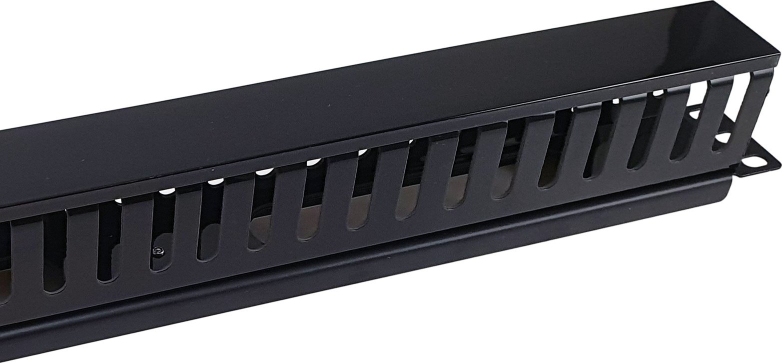 Panel menaxhimi kabllosh Equip 19", për rack, i zi