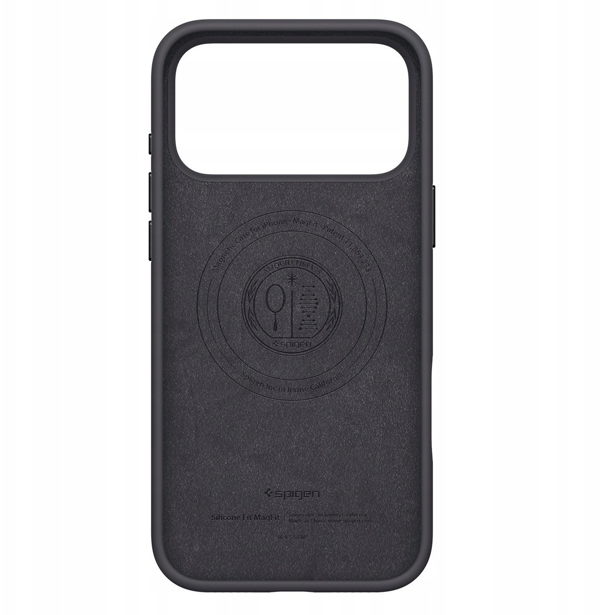 Mbulesë telefoni Spigen Silicone Fit MagSafe, për iPhone 17 Pro, silikoni, e zezë