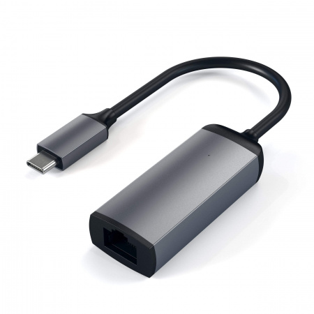 Përshtatës Satechi Aluminium USB-C - Ethernet, i hirtë