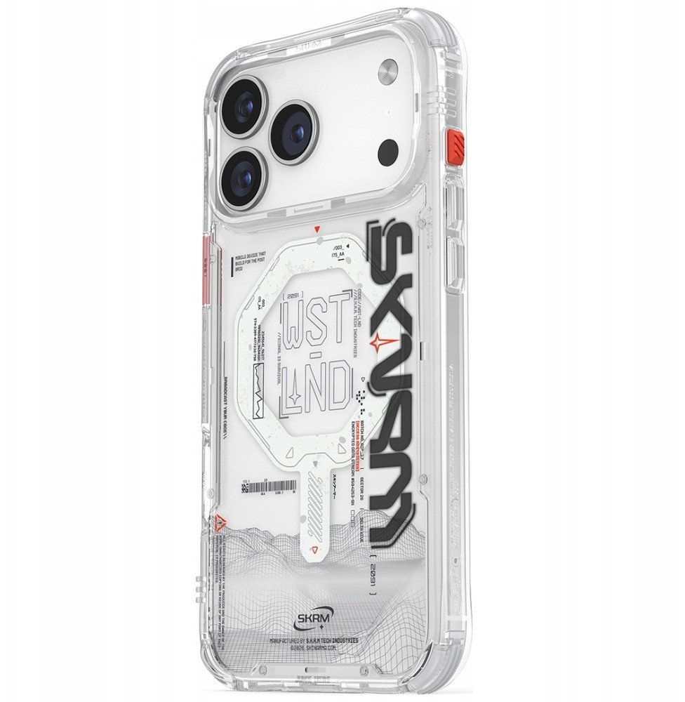 Маска за телефон Skinarma Sonix за iPhone 17 Pro Max, магнетско полнење, проѕирна
