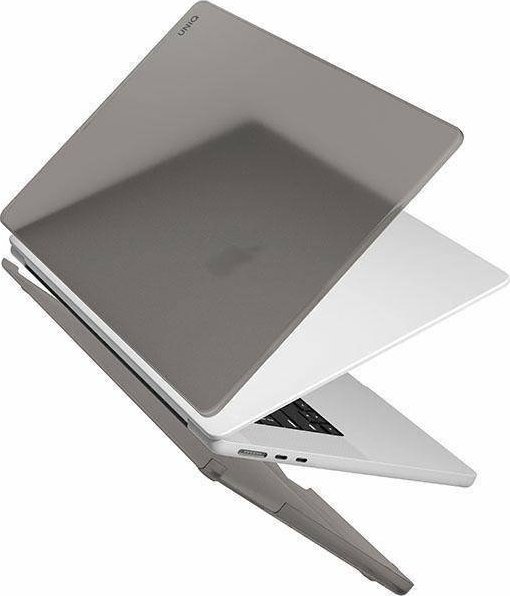 Mbrojtëse laptopi Uniq Claro për Apple MacBook Air 13" 2022, polikarbonat, ultra e hollë, gri gjysmë transparente