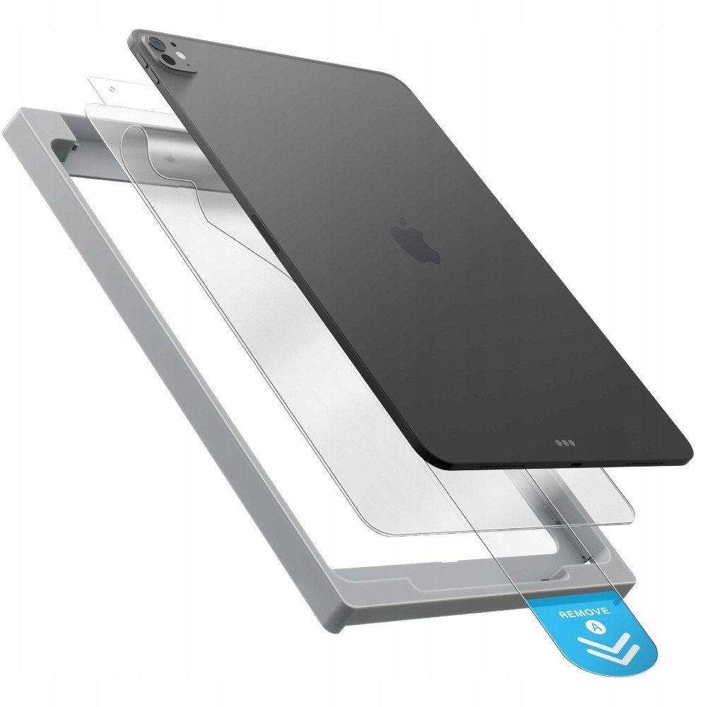 Mbrojtës ekrani UNIQ Optix Exofit për iPad 10.9 2025, xham HD, aplikues Fit N Pull, transparent