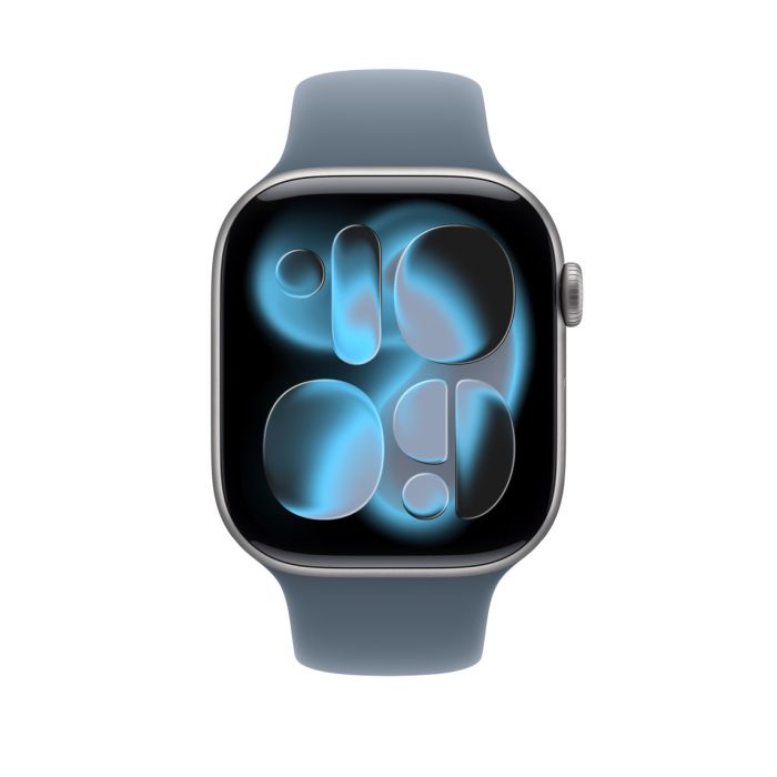 Apple Watch 46mm Band, Anchor Blue Sport Band, S/M, Seasonal 2