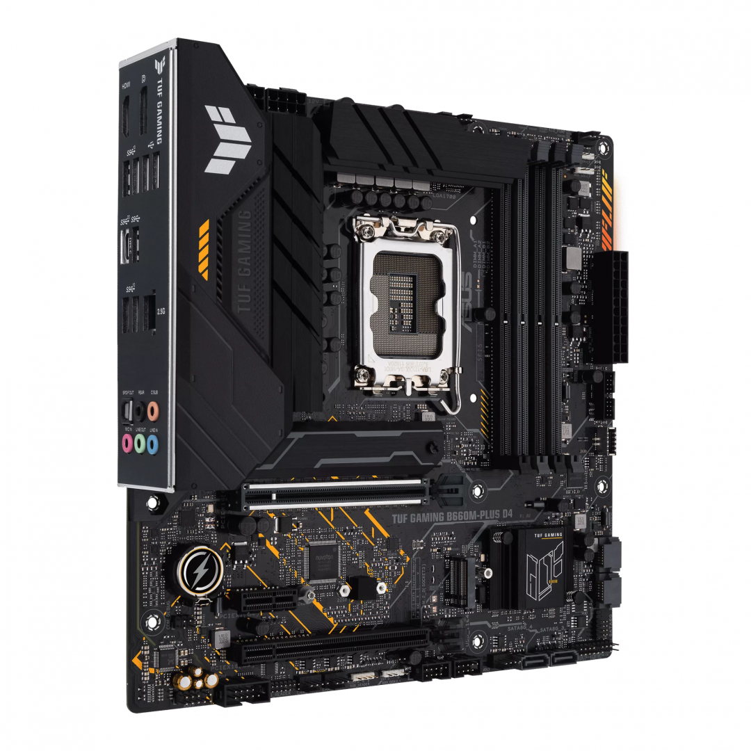 Pllakë amë Asus TUF Gaming B660M Plus D4, Intel LGA 1700, DDR4, mATX