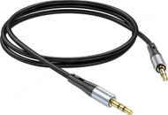 Kabull AUX Hoco UPA22, Jack 3.5 mm në 3.5 mm, 1 m, i zi
