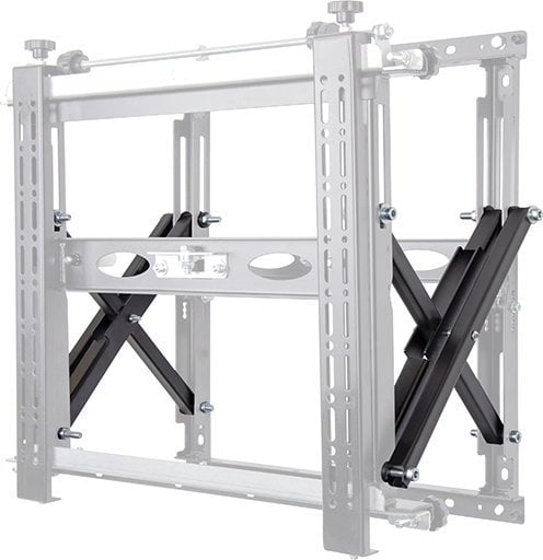 Mbajtës muror B-Tech Universal Heavy Duty Pop-Out, VESA 600x400, mikro-rregullim, i zi