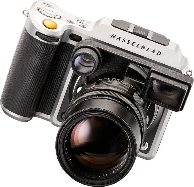 Adapter objektivi Novoflex për Leica M në Hasselblad X-Mount, metal, i zi