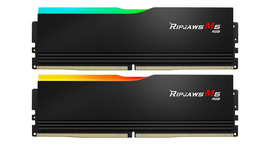 Memorie G.Skill Ripjaws M5 RGB, 32GB, DDR5, 6400MHz, e zezë