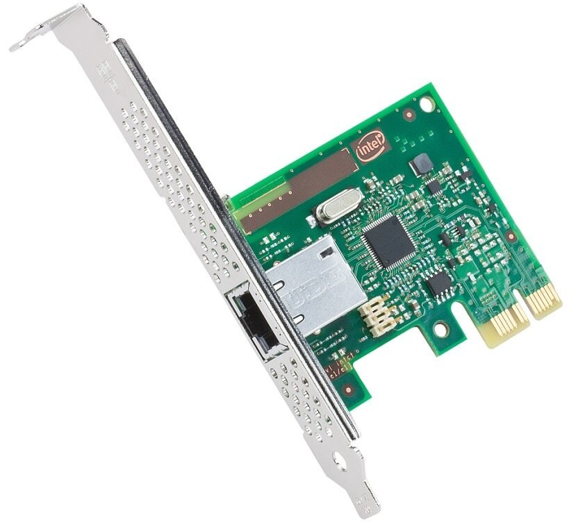 Kartë rrjeti Intel Internal, gigabit, PCI Express, e zezë