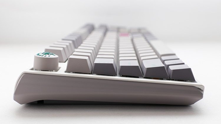 Tastierë gaming Ducky One 3 Mist Grey, mekanike MX Brown, RGB LED, gri