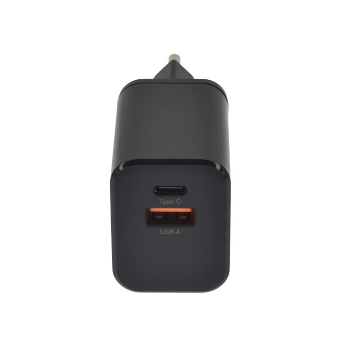 Dviced Wall Charger 35W GaN 1 USB-A, 1 USB-C EU, Black