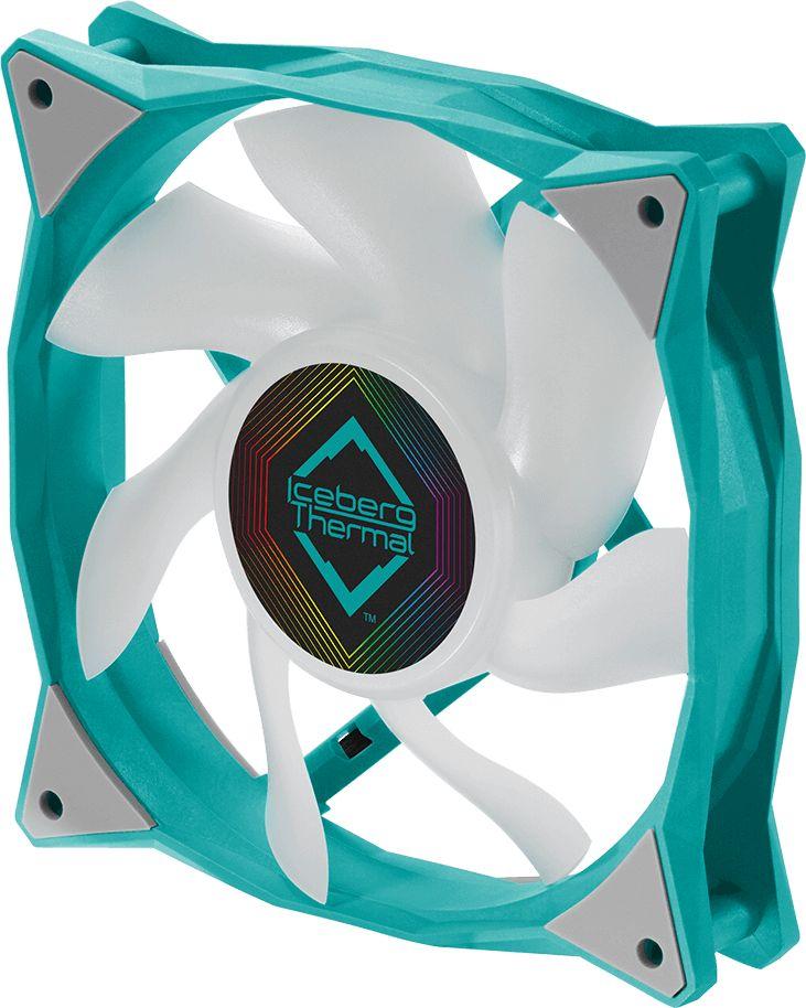 Ftohës Iceberg IceGALE ARGB, 120 mm, i gjelbër